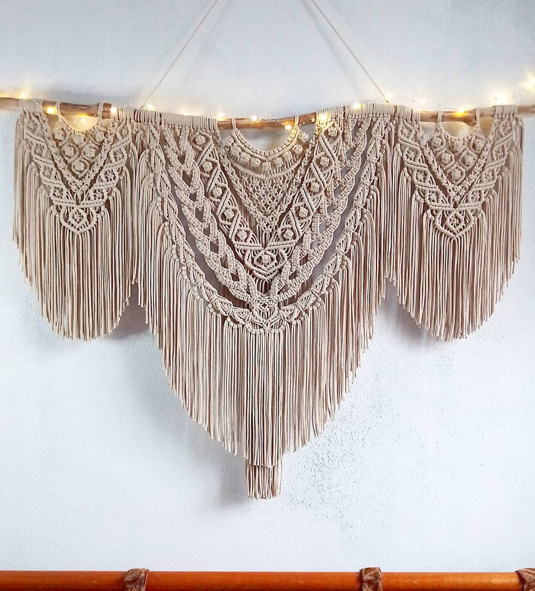 Extra large macrame wall hanging 