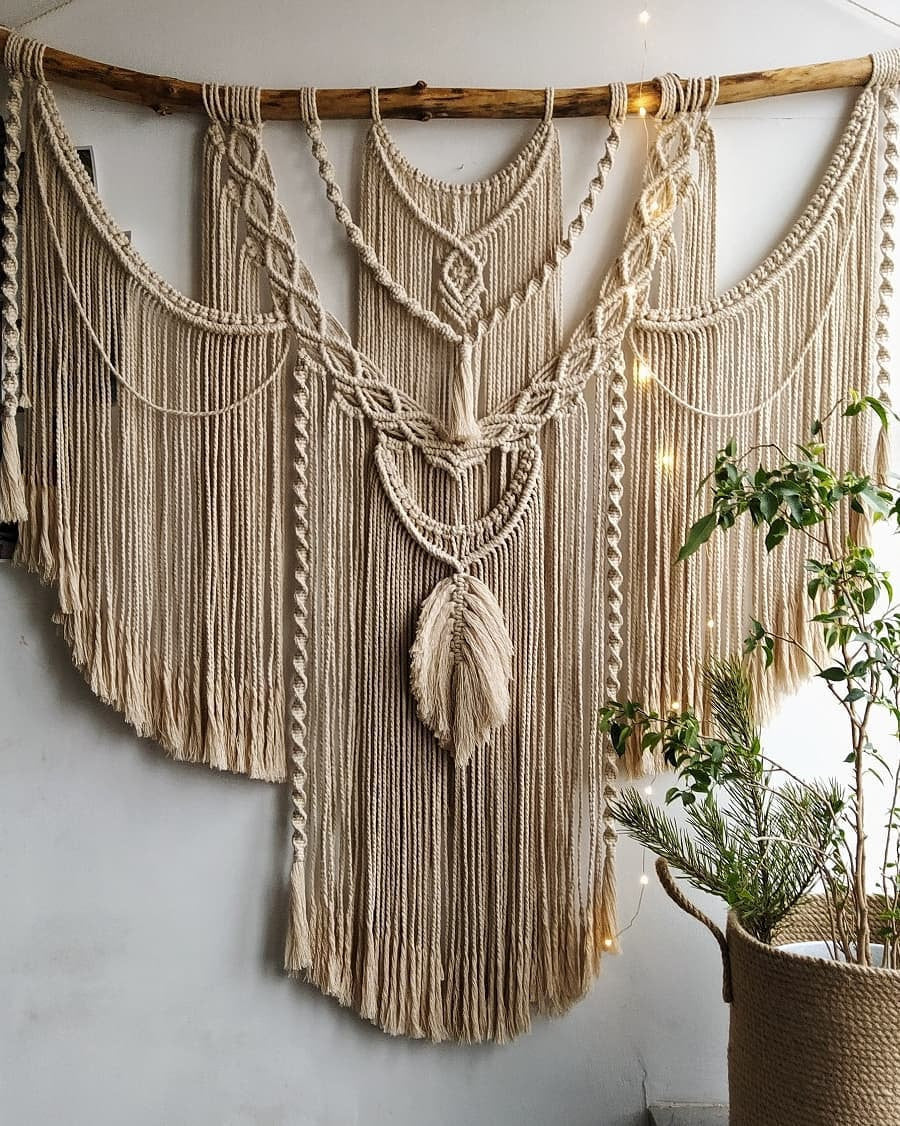 Large macrame wall hanging Helena