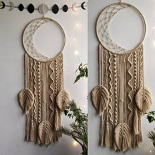 Load image into Gallery viewer, Macrame Moon Dream Catcher &quot;Darien&quot;
