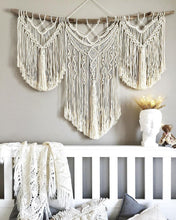 Load image into Gallery viewer, White large macrame wall hanging &quot;Angela&quot;
