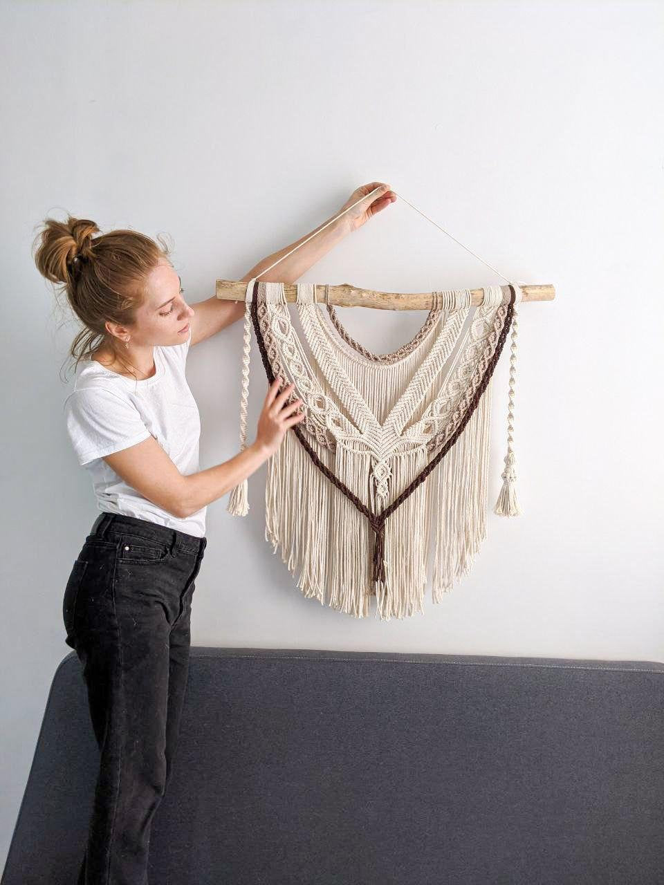 Small macrame wall hanging 