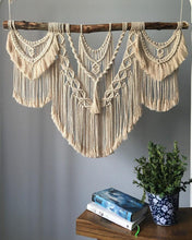 Load image into Gallery viewer, Macrame wall hanging Trinity
