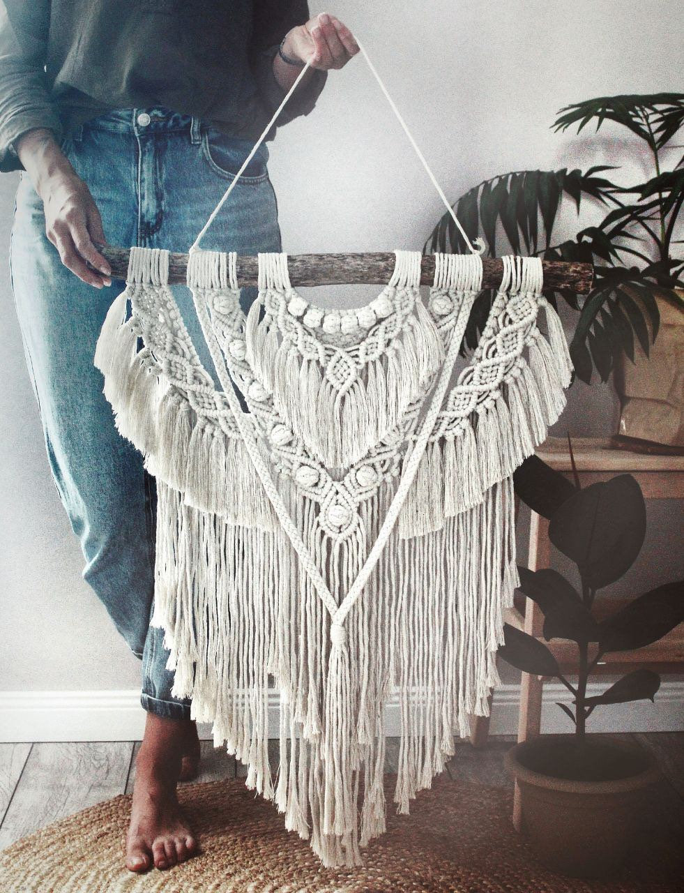 Small macrame wall hanging 