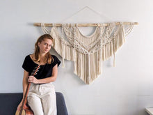 Load image into Gallery viewer, Large macrame wall hanging Belle
